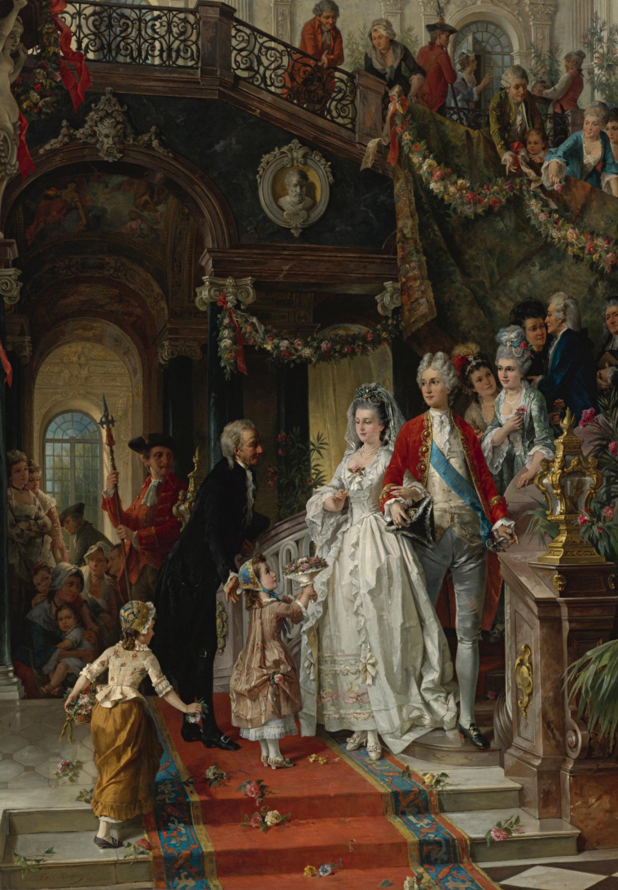 The Wedding Party by Carl Herpfer